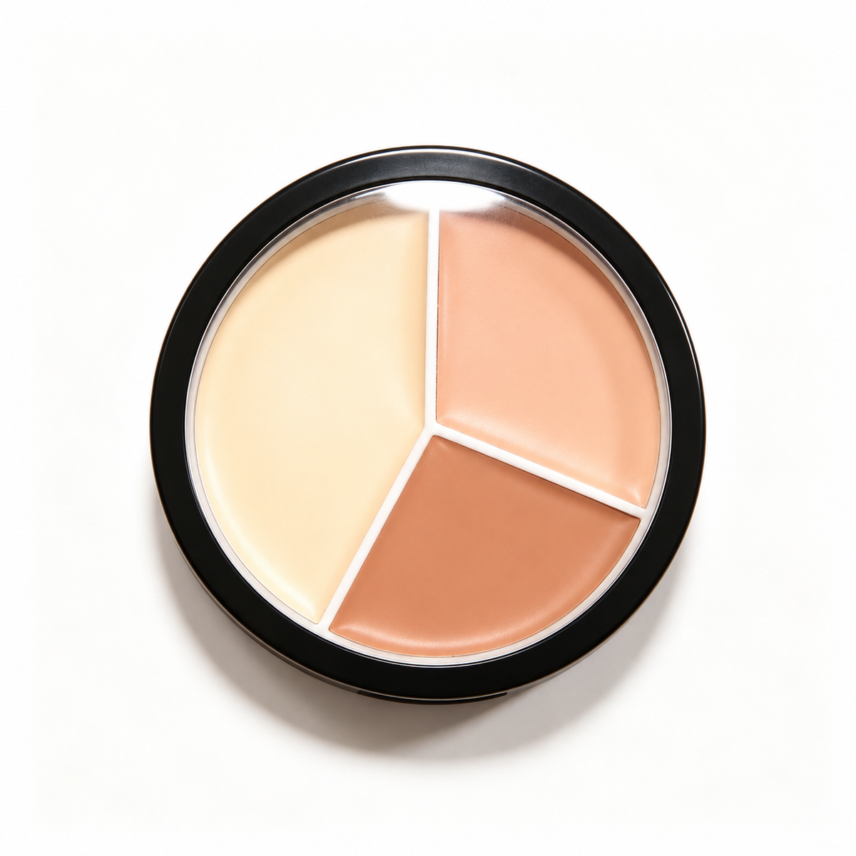 3-Color Multi-use Cream Concealer Palette, Buildable Medium to Full Coverage for Dark Circles, Blemishes and Redness
